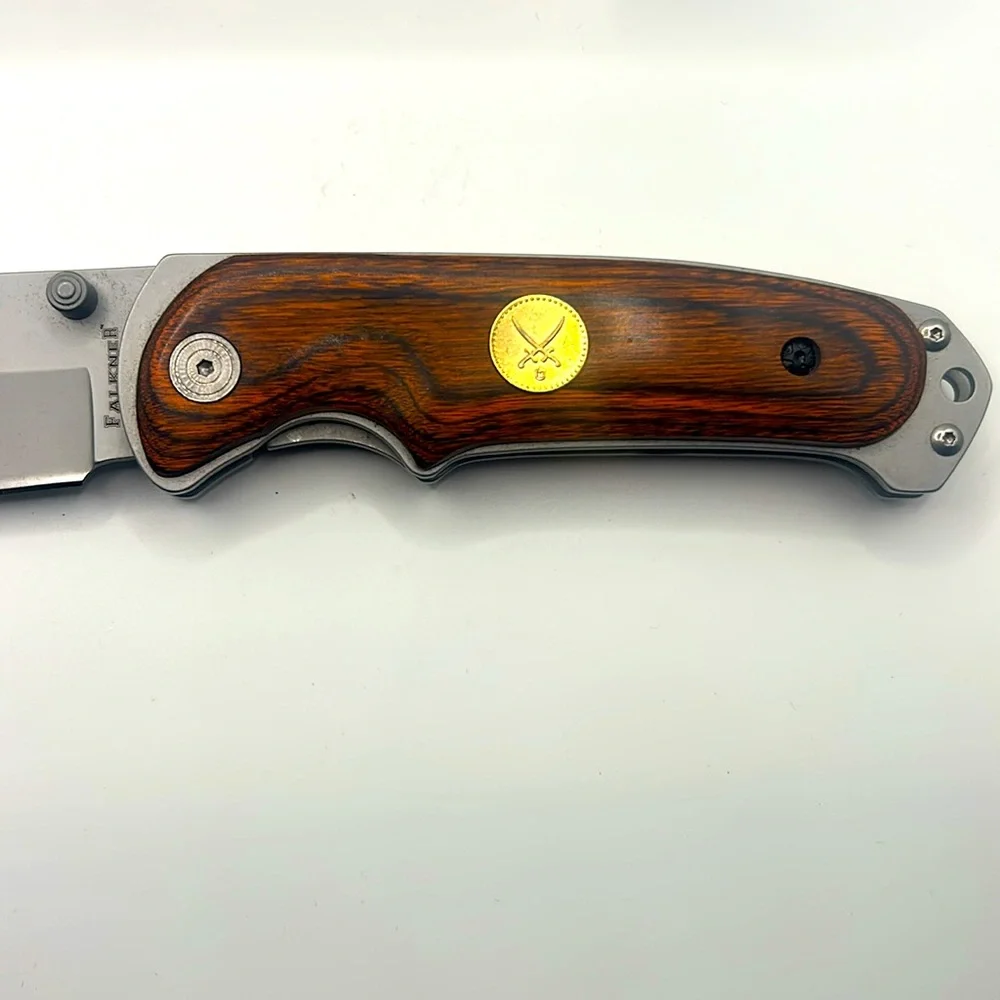 Falkner American Mint - African Wildlife Knife #1 — Elephant Engraving